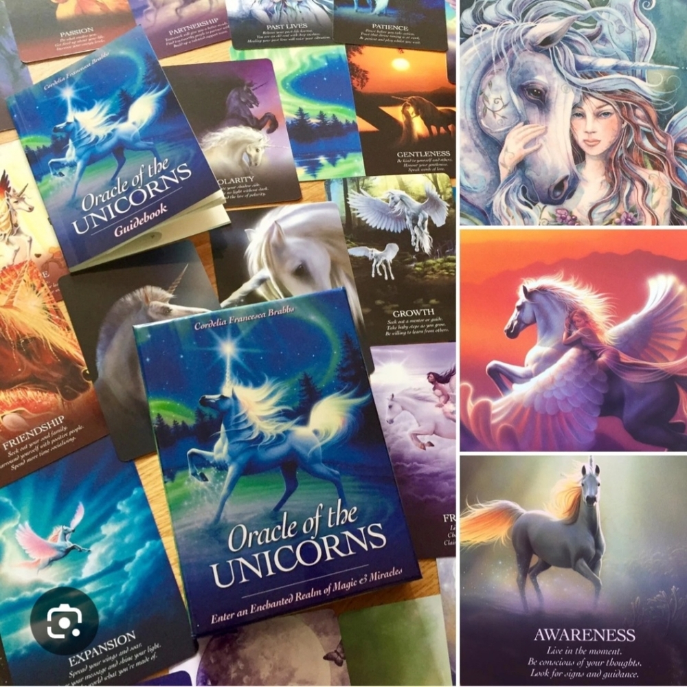 Oracle of the Unicorns Tarot 44-Card Deck With Guidebook Cordelia Francesca NM C